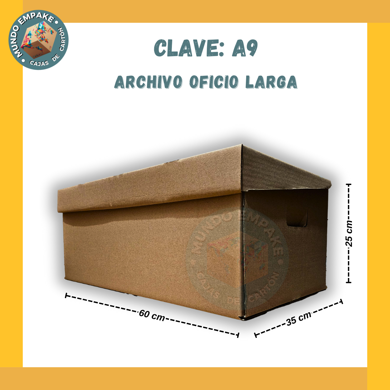 Caja para Archivo Tamaño Oficio Larga